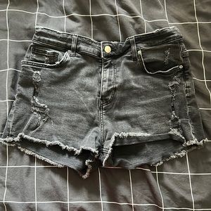denim shorts